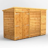 10 x 4 Power Overlap Pent Dbl Doors No Win