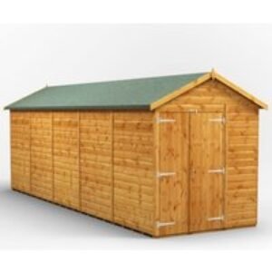 20 x 6 Power Windowless Apex Double Door