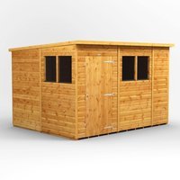 10 x 8 Power Pent Garden Shed