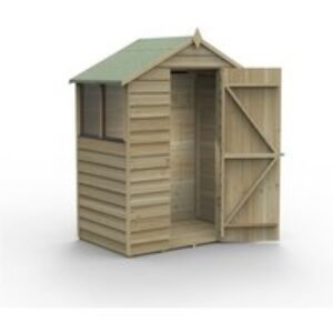 Overlap Pressure Treated 5 x 3 Apex Shed Home Delivery