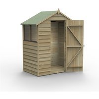 Overlap Pressure Treated 5 x 3 Apex Shed Home Delivery