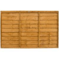Trade Lap Dip Treated Fence Panel 6ft x 4ft (1.83m x 1.22m)