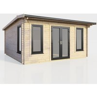 16 x 14 Power Apex Log Cabin Centre Doors