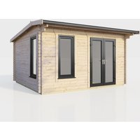 14 x 10 Power Apex Log Cabin Right Doors