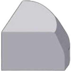 Marshalls British Standard Half Battered Quadrant Concrete Kerb - 305mm x 305mm x 255mm