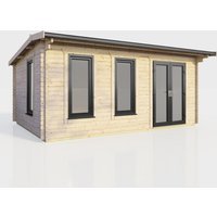 18 x 10 Power Apex Log Cabin Right Doors