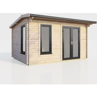 14 x 8 Power Apex Log Cabin Right Doors