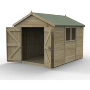 Timberdale 10 x 8 Reverse Apex Shed - Home Delivery