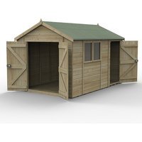 Timberdale 12 x 8 Reverse Apex Shed - Installed