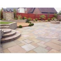 Natural Paving Indian Sandstone Project Pack Buff 15.8m2