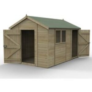 Timberdale 12 x 8 Apex Dble Dr Combo - Home Delivery
