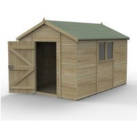 Timberdale 12 x 8 Apex Dble Door Shed - Home Delivery