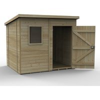 Timberdale 8 x 6 Pent Shed - Installed