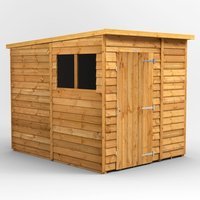 6 x 8 Power Overlap Pent Shed