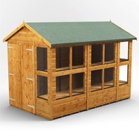 10 x 6 Power Apex Double Door Potting Shed