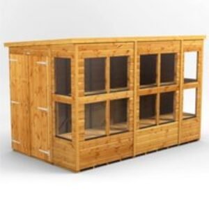10 x 6 Power Pent Double Door Potting Shed