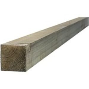 1800 mm x100 mm x 100 mm Green Incised Treated UC4 Fence Post