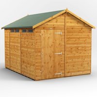 10 x 8 Power Apex Security Shed
