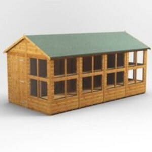 16 x 8 Power Apex Potting Shed