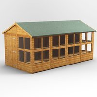 16 x 8 Power Apex Potting Shed