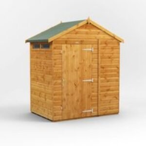4 x 6 Power Apex Security Shed