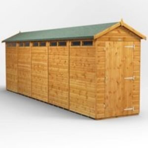 20 x 4 Power Apex Security Shed