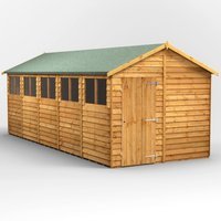 20 x 8 Power Overlap Apex Shed