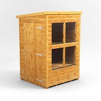 4 x 4 Power Pent Potting Shed