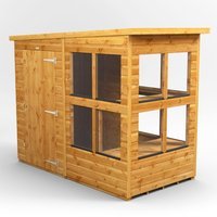 4 x 8 Power Pent Potting Shed