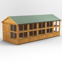 20 x 8 Power Apex Double Door Potting Shed