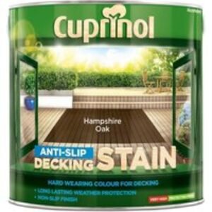 Cuprinol Anti-Slip Decking Stain 2.5L Hampshire Oak