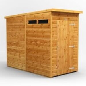 4 x 8 Power Pent Security Shed