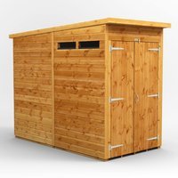 4 x 8 Power Pent Double Door Security Shed