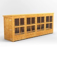 16 x 4 Power Pent Potting Shed