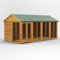 16 x 8 Power Apex Summerhouse