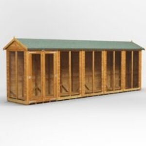 20 x 4 Power Apex Summerhouse