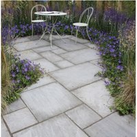 Natural Paving Indian Sandstone Project Pack Grey 15.8m2