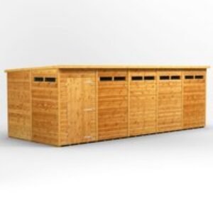 20 x 8 Power Pent Security Shed