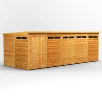 20 x 8 Power Pent Security Shed