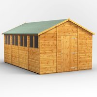 16 x 10 Power Apex Shed