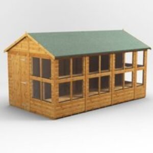 14 x 8 Power Apex Potting Shed