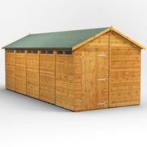 20 x 8 Power Apex Security Shed