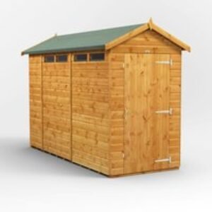 10 x 4 Power Apex Security Shed