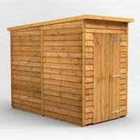 4 x 8 Power Overlap Pent Windowless Shed