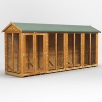 16 x 4 Power Apex Summerhouse