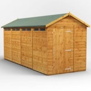 16 x 6 Power Apex Security Shed