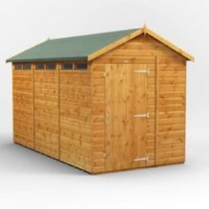 12 x 6 Power Apex Security Shed