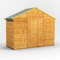4 x 10 Power Apex Security Shed