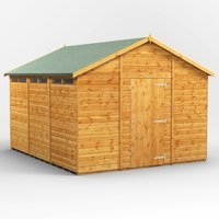 12 x 10 Power Apex Security Shed