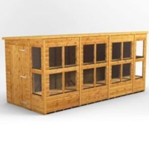 14 x 6 Power Pent Potting Shed